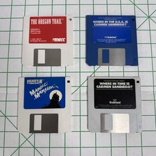 Maniac Mansion Oregon Trail Carmen San Diego IBM PC XT AT PS/2 Tandy Games Lot picture