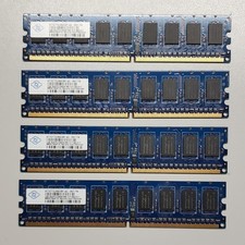 Nanya 4GB DDR2 PC2-6400 DIMM 240-Pin ECC RAM NT1GT72U8B0BY-AD picture