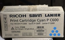 Genuine Ricoh 408311 Cyan Toner Cartridge-Open/Worn Box picture