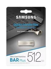 Original Samsung Bar Plus USB 3.2 Flash Drive 512GB 400 MB/s Read MUF-512BE3 picture