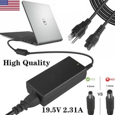 45W 19.5V 2.31A AC Adapter Charger For Dell Inspiron Laptop 4.5*3.0mm Tip picture