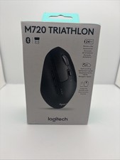 Logitech M720 Triathlon Wireless Mouse - Black See Photos picture