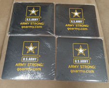 US Army Star Insignia Computer Mouse Pad - NEW - Sealed Package lot of 4 pads picture