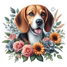 Beagle Face Mouse Pad Mousepad Pets Aniamal Save A Pet Rescue Dog picture