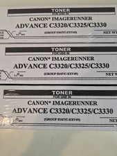 3 Canon Imagerunner Advance C3320/C3325/C3330 Black NEW SEALED picture