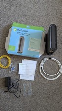 Motorola MG7700 24x8 Cable Modem + AC1900 WiFi Router — Complete Bundle, Used picture
