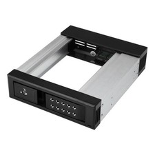 StarTech HSB1SATSASBA 5.25 to 3.5 Hard Drive Hot Swap Bay Aluminum picture
