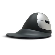 Goldtouch KOV-GSV-RMW Silver/Gray Wireless USB Right-Handed Semi-Vertical Mouse picture