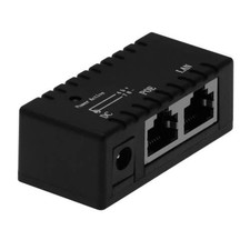 2 PCS Gigabit Ethernet POE Injector Splitter 1Gbps Power Over Ethernet Pack picture