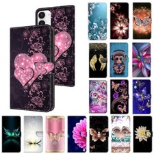 Butterfly Feather Flower Wallet Cover Case For Xiaomi 14 12 11T Pro 12 10T Lite picture