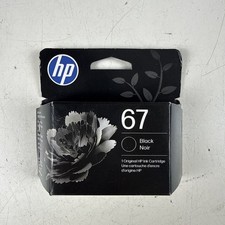 HP 67 Black Original OEM Replacement Ink Cartridge EXP 2/28 picture