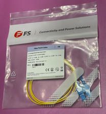 FS 9/125 Single Mode Fiber Patch Cable 1M - LC/UPC to SC/UPC Duplex picture