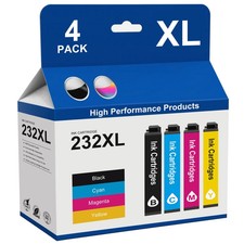 4PK 232 XL T232XL 232XL Ink Cartridges for WF-2930 WF-2950 XP-4200 XP-4205 picture