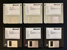 Microsoft MS-DOS 6.22 + 6.21 Original 3.5