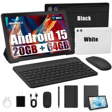 Urao 10.1 inch Android 15 LCD Tablet 20GB ROM 64GB With Keyboard/Mouse/Stylus picture