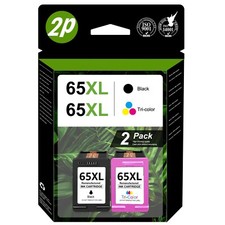 65XL Ink Cartridge For HP 65 Ink ENVY 5010 5055 5052 Deskjet 2600 2652 2636 picture