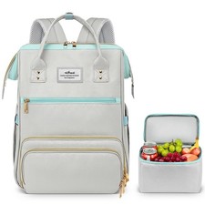 ETRONIK Lunch Backpack, 15.6 Inch Laptop Backpack, Stylish Nurse Teacher Work... picture