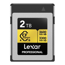 Lexar 2TB Professional GOLD CFexpress 4.0 Type B Memory Card picture