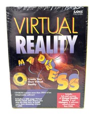 Virtual Reality Madness Vintage VR Software Sams Publishing Windows - NEW/SEALED picture