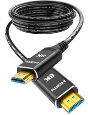 Highwings 50 ft HDMI Cable 8K Long Fiber Optic, Durable in-Wall CL3 Rated picture