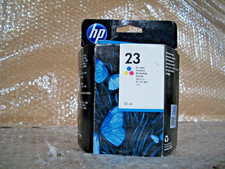 HP C1823D (HP 23) OEM Tri-Color Ink Cartridge C1823D APRIL 2014,JUNE 2012 picture