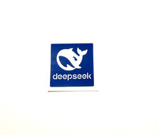 1 x fits Deepseek AI Phone/Desktop / Laptop Sticker Label Decal 18mmx18mm picture