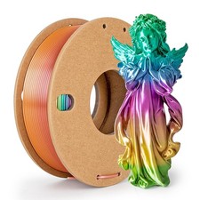 75mm Silk Rainbow PLA Filament 250g Gradient Candy Color Changing Shiny Finish picture