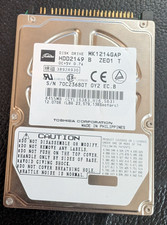 Toshiba 12.07GB MK1214GAP IDE (HDD2149 B ZE01 T) Laptop Hard Drive WIPED TESTED picture