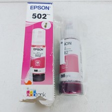 06/2030 Sealed in OB-Epson 502 ecotank  Magenta Ink T502320 picture