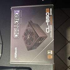 ASRock Challenger CL-550B ATX Power Supply 550W 80 Plus Bronze 1 Fan Black picture