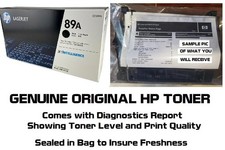 Mostly New Genuine HP 89A Toner Cartridge Printer-Tested 60% Toner NO BOX picture