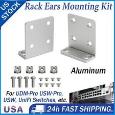 Rack Ears Mounting Bracket Hardware Kit For Ubiquiti UDM-Pro UniFi Switches USW picture
