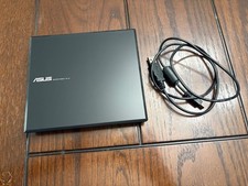 ASUS SDRW-08D1S-U External Slim Portable DVD CD RW Drive Writer Burner with Cabl picture