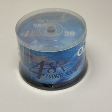 Optimum CD-R 50 Pack 700MB 52x Recordable Spindle Factory Sealed picture