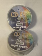 Hypermedia CD-RW two 10 Packs Spindle 650MB 74min High Speed Blank Rewritable picture