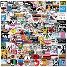 200 Pcs Edgy Funny Stickers for 2-3.2inch, 200pcs Different  picture