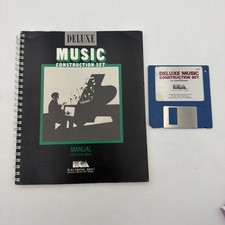 Deluxe Music Construction Set Commodore Amiga EA Complete Manual Disk Tested picture