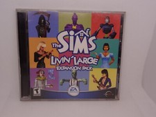 The Sims, livin' large Expansion Pack PC CD-ROM, Simulation Game, Manual and Key picture