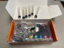 Continuous Ink Supply System HP 8250/3210/3310/8230 with ink/chip Bulk 12 pack picture