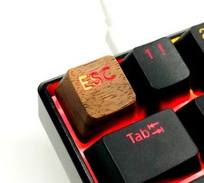 Solid Wood Keycaps Wooden Backlit Keycap R4 Artisan For MX Mechanical Keyboard picture