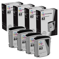 4PK LD Replacement CH565A Compatible with HP 82 Black Ink for Designjet 111 picture