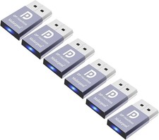 6pcs 4K DisplayPort Headless Ghost Display Emulator - Blue Light - PC Dummy Plug picture