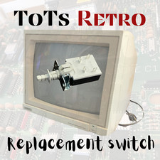 Commodore 1084 1901 Replacement Power Switch Magnavox 8CM515 Philips CM8833 + picture