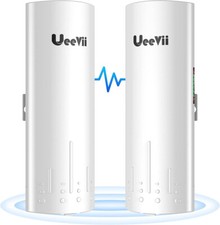 Ueevii CPE450 3KM 300Mbps Wireless Bridge Outdoor CPE WiFi Point to Point 14dBi picture