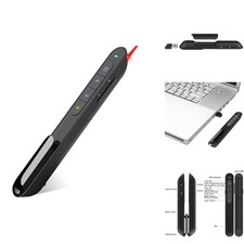Wireless Presenter RF 2.4GHz USB PowerPoint Clicker Remote Control Black picture
