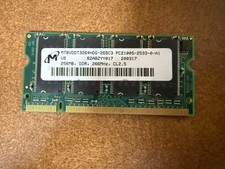 Micron MT8VDDT3264HDG-265C3 PC2100S-2533-0-A1  200317 256MB Memory picture