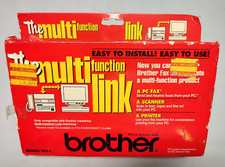 Vintage NOS Brother Missing Link Model PCI-1 Modem Fax Scanner Printer Software picture