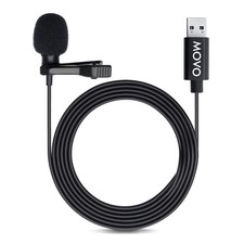 M1 USB Lavalier Lapel Clip-on Omnidirectional Computer Microphone for Laptop, PC picture