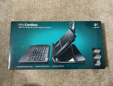 Logitech Alto Cordless Docking Station w/ Wireless Keyboard USB Hub picture