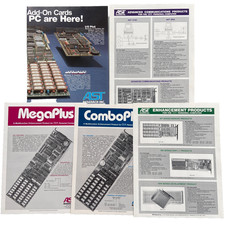 1982 AST Research Brochure Lot IBM PC ComboPlus MegaPlus Expansion Card Manual picture